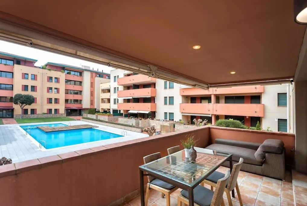 Nice & Spacious Flat With Pool Near Fenals Beach Lloret de Mar 0*,